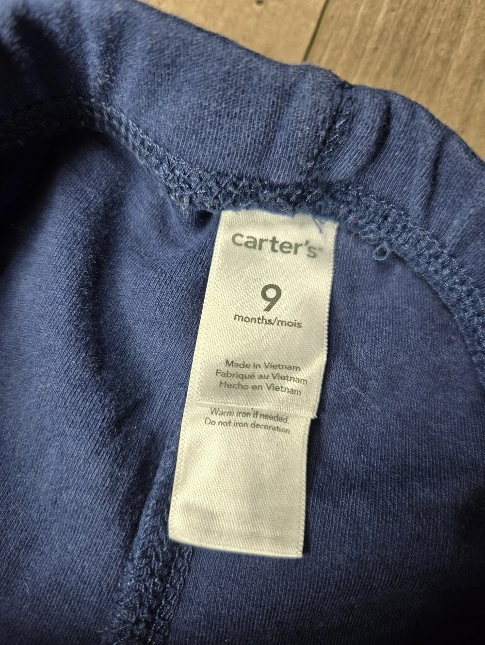 Carters carter size